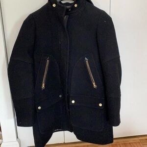 🖤J. Crew Cocoon coat in Italian stadium-cloth wool